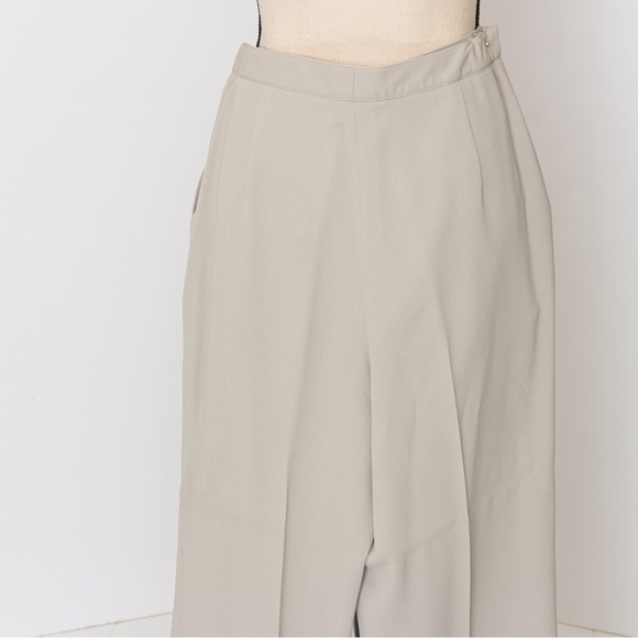 Alex New York neutral sand tan pantsuit tailored high waist monohchomatic 10 - Picture 10 of 16